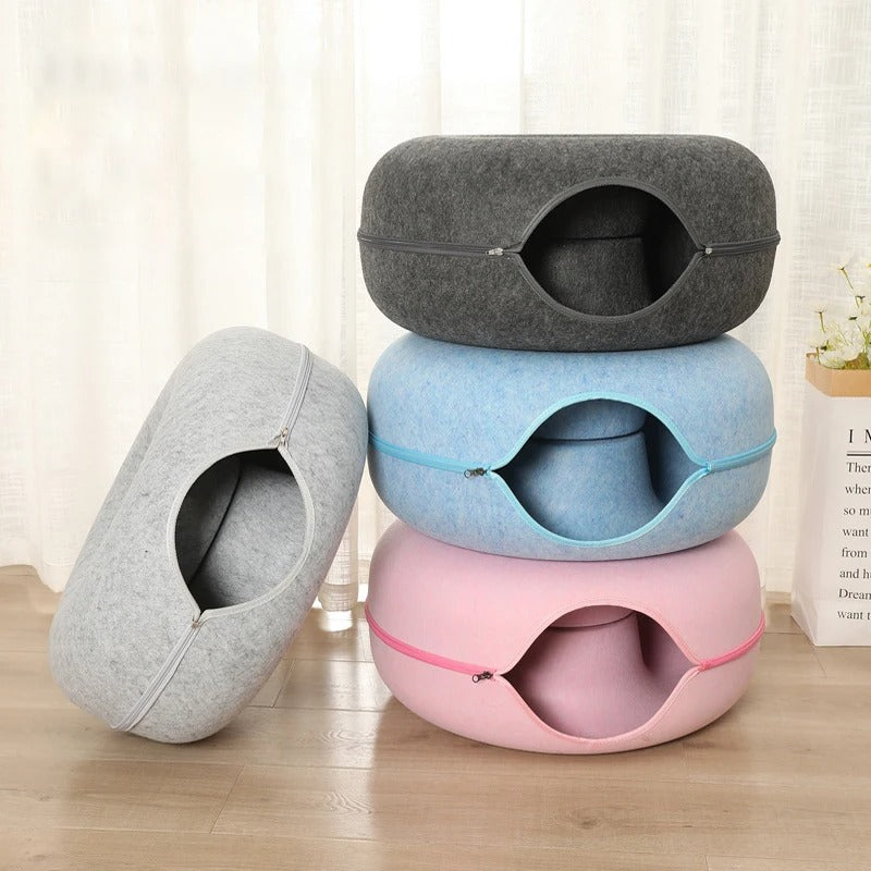 PetRest - Coussin de chat hyggelig - lit donut pour un confort ultime