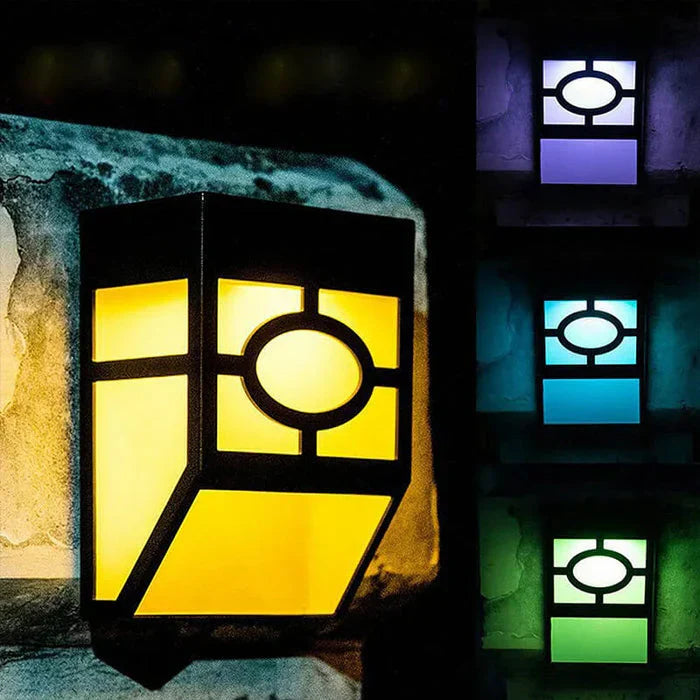 Lumière Solaire - Lampes murales LED modernes pour patio et jardin