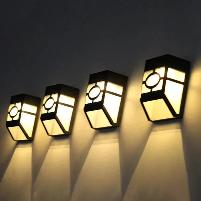Lumière Solaire - Lampes murales LED modernes pour patio et jardin
