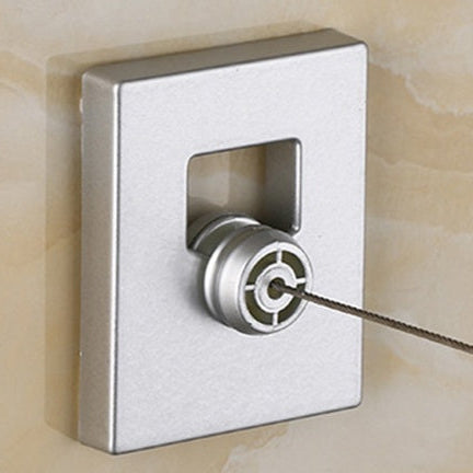 FlexiLine - Corde à linge extensible murale pour usage intérieur et extérieur