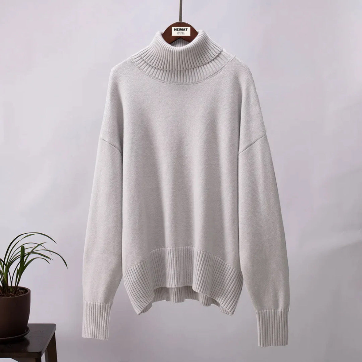 Sweater Turtleneck Doux et Confortable pour Femmes