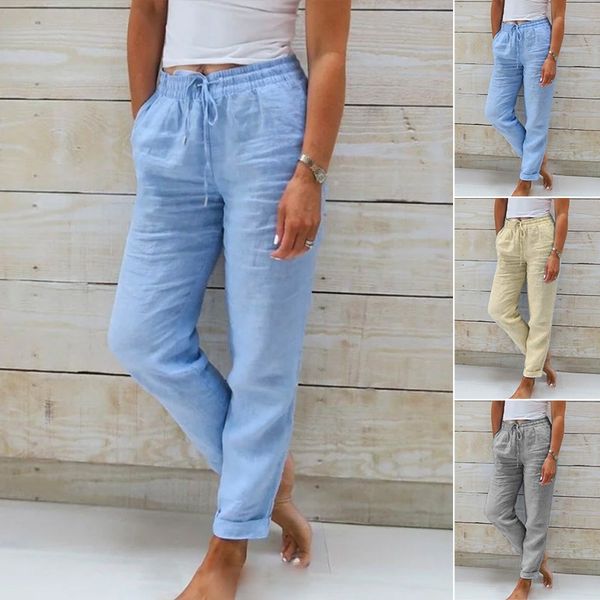 Pantalons en lin Mara