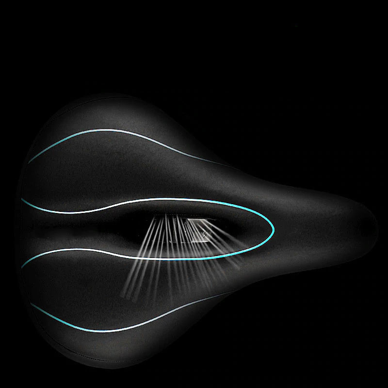 RideComfort - Selle de vélo avec feu arrière souple