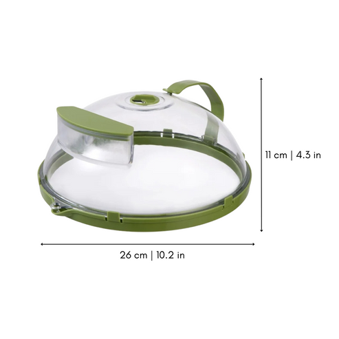 FlexiSteam - Couvercle de micro-ondes ajustable et couvercle de cuiseur à vapeur