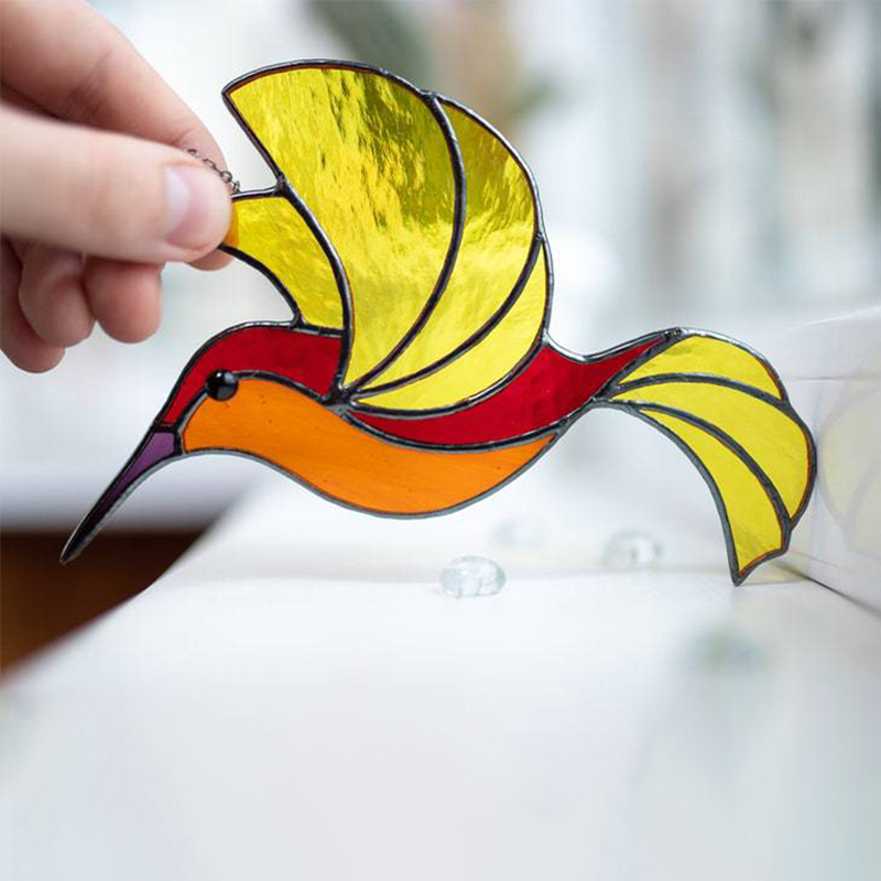 HummiGlow Attrape-Lumière Artistique – Reflets de Lumière Magiques avec Design de Colibri