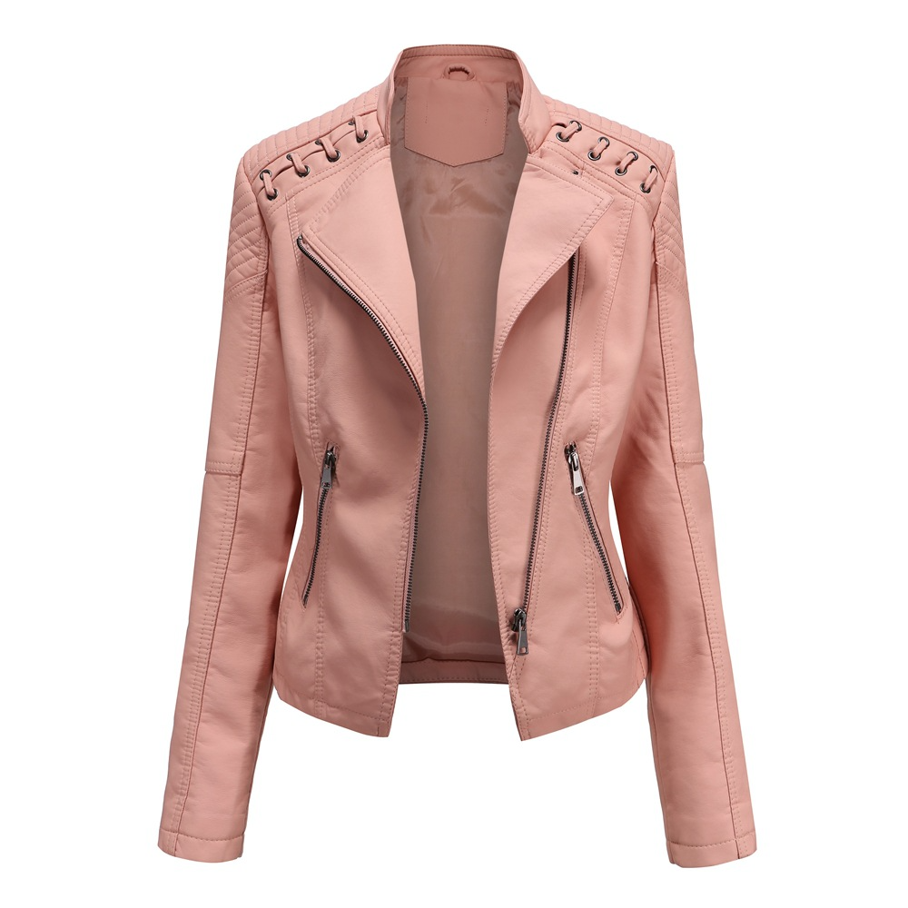 Veste en cuir pour femme Raven