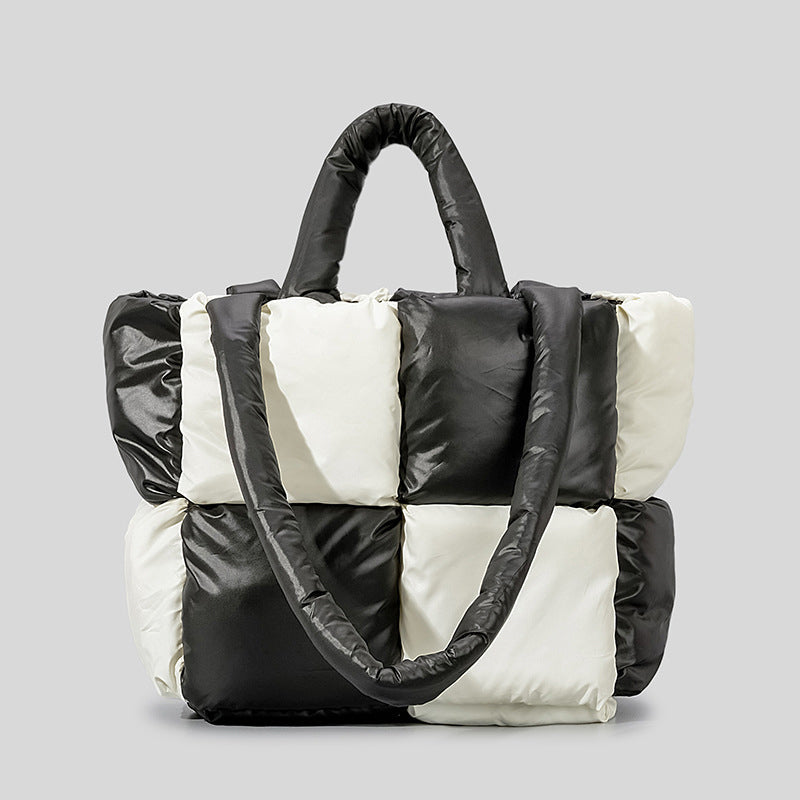 Ruby - Sac à épaule carré matelassé léger à grande capacité