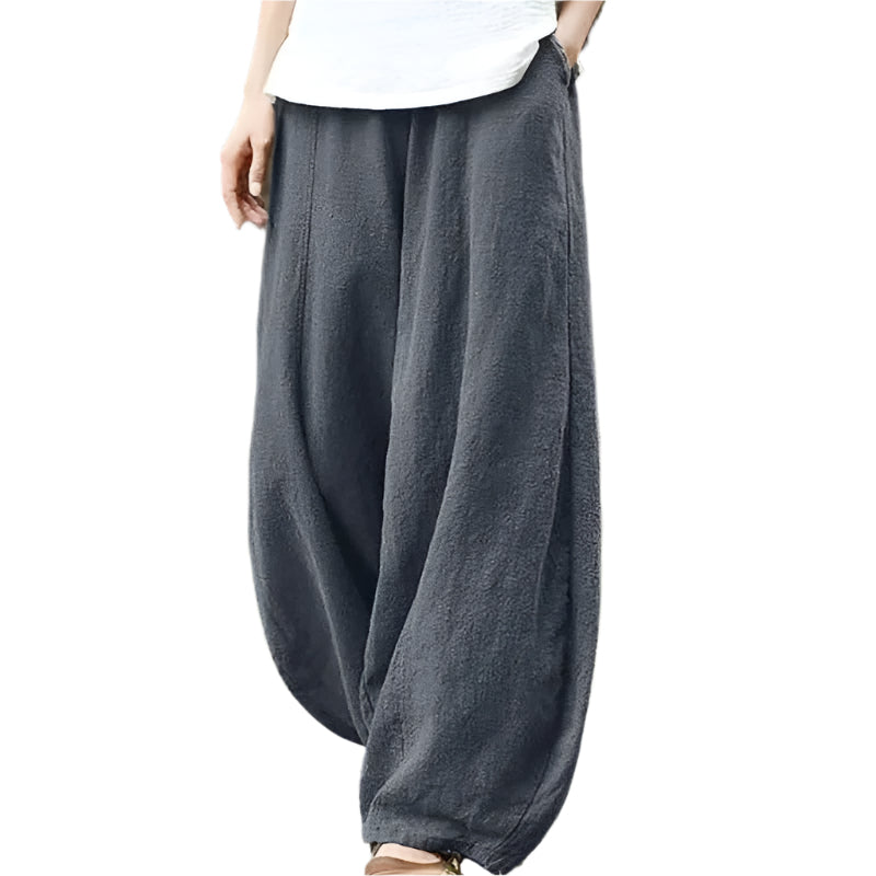 Lina - Pantalons larges décontractés avec poches