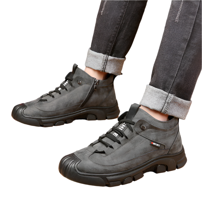 Robin - Chaussures pour hommes avec lacets et fermeture éclair sur le côté