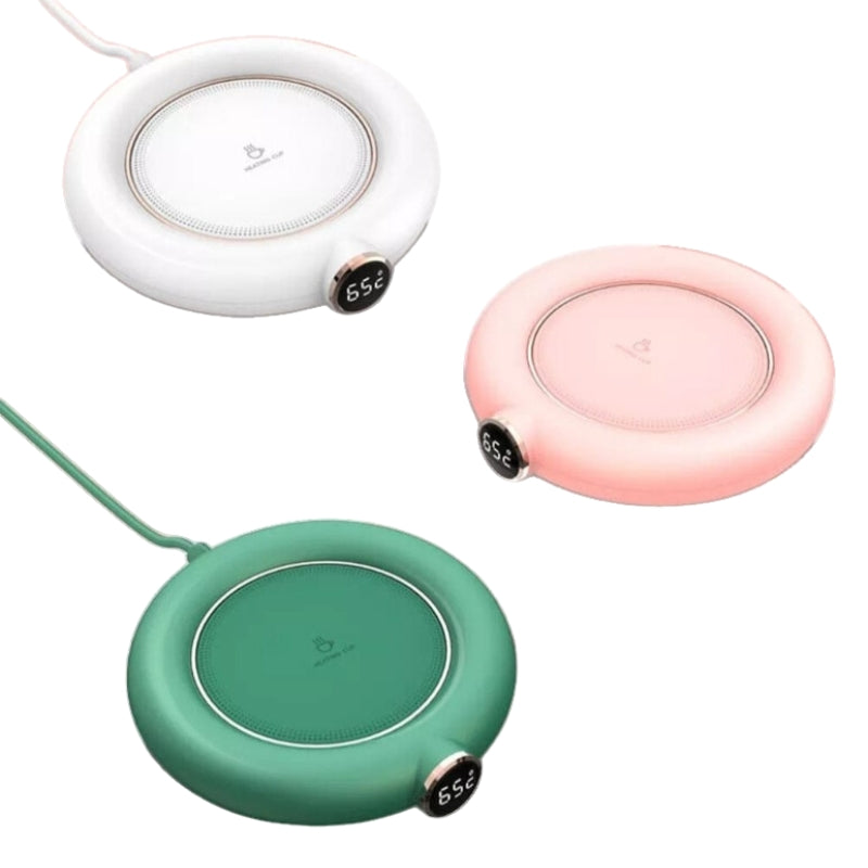 HeatWave – Chauffe-tasse USB avec affichage LED pour des boissons chaudes parfaites