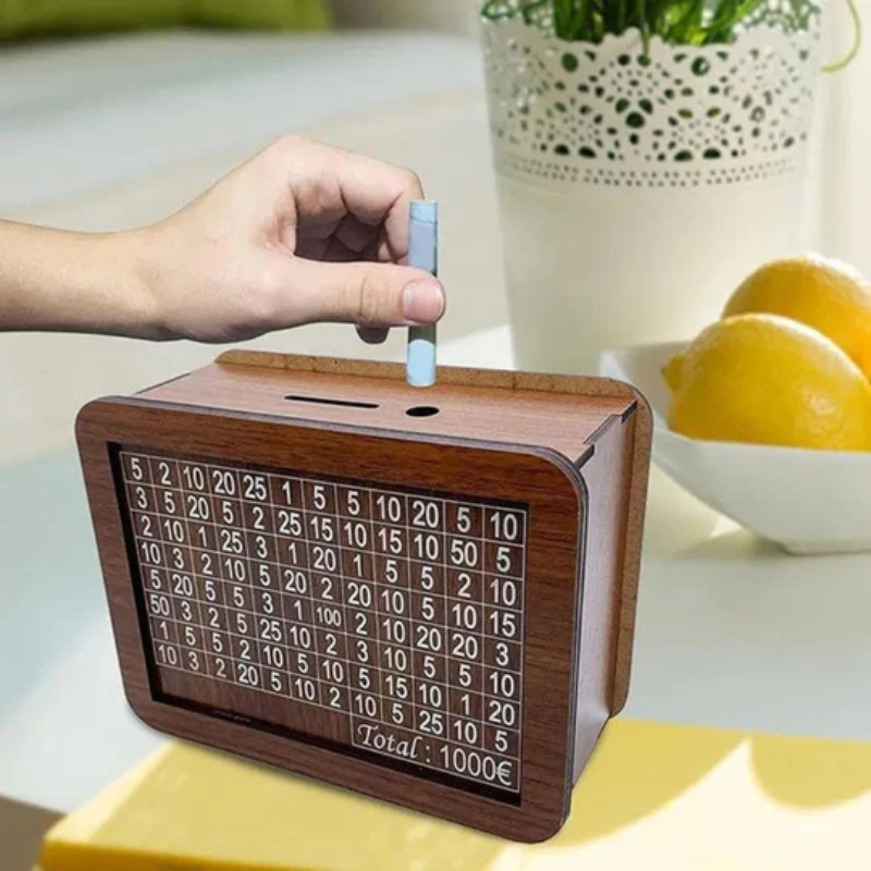 CoinTrack Digital Sparebank – Pot à pièces décoratif avec compteur LCD intégré