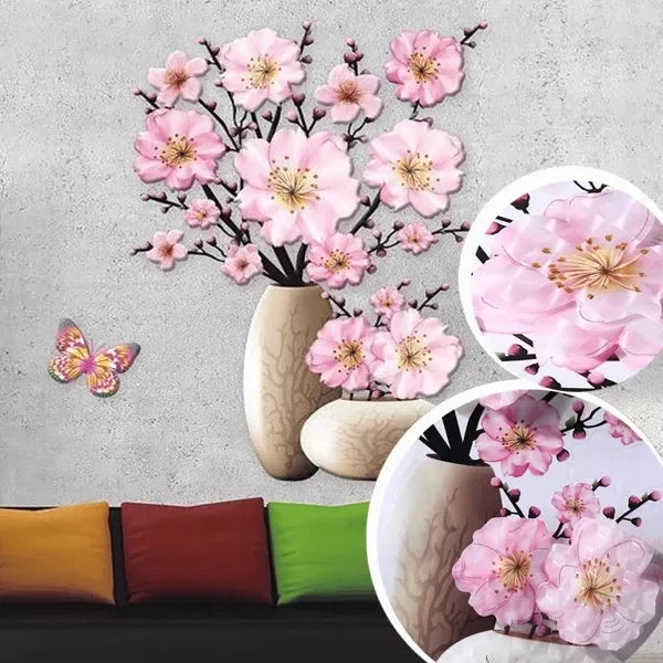 BloomScape - Élégante décoration murale avec des fleurs