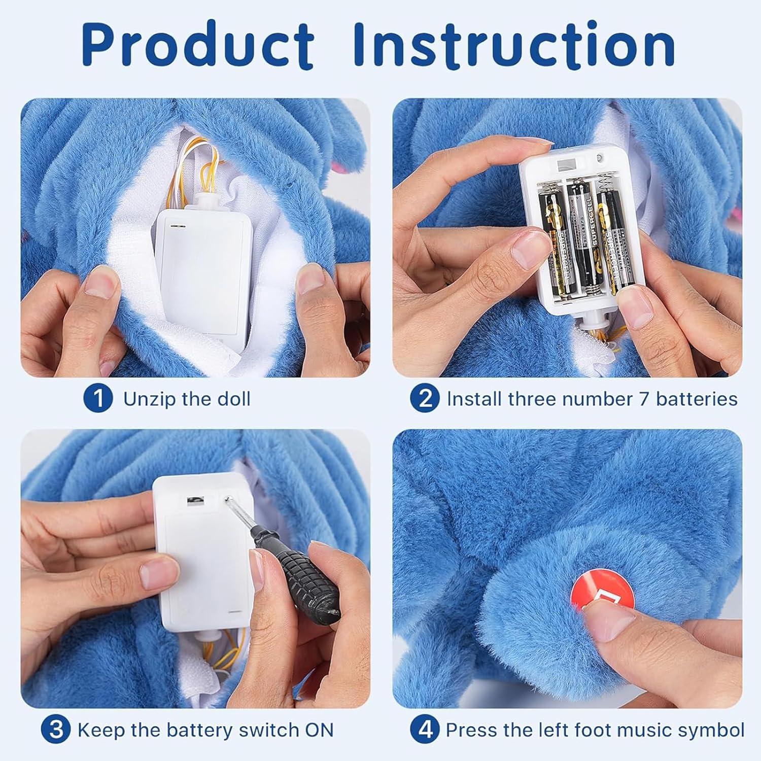 Sovetryg Plys Éléphant – Doudou Apaisant avec Respiration, Lumière et Son