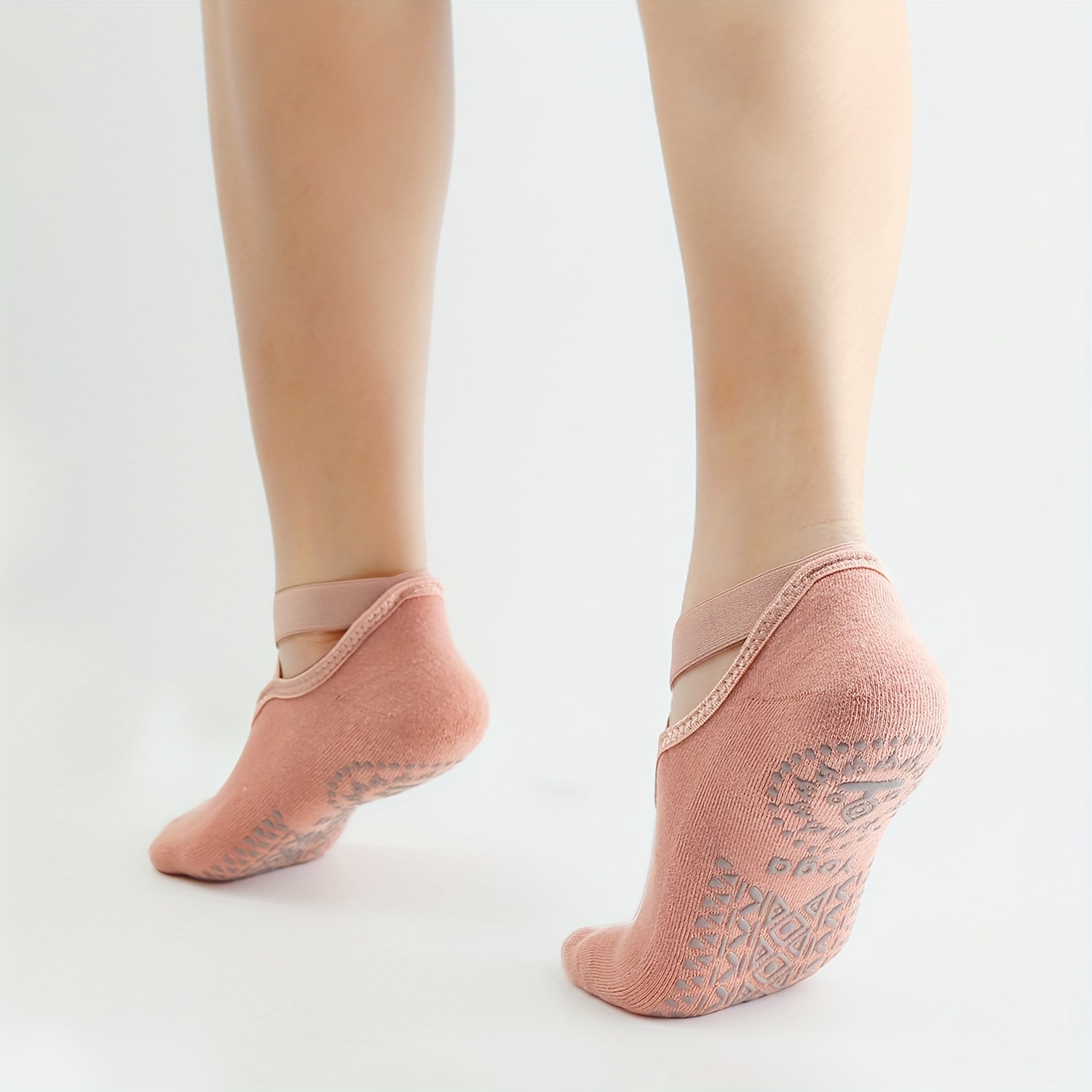 Flora | Chaussettes de yoga à bandoulière croisée pour stabilité