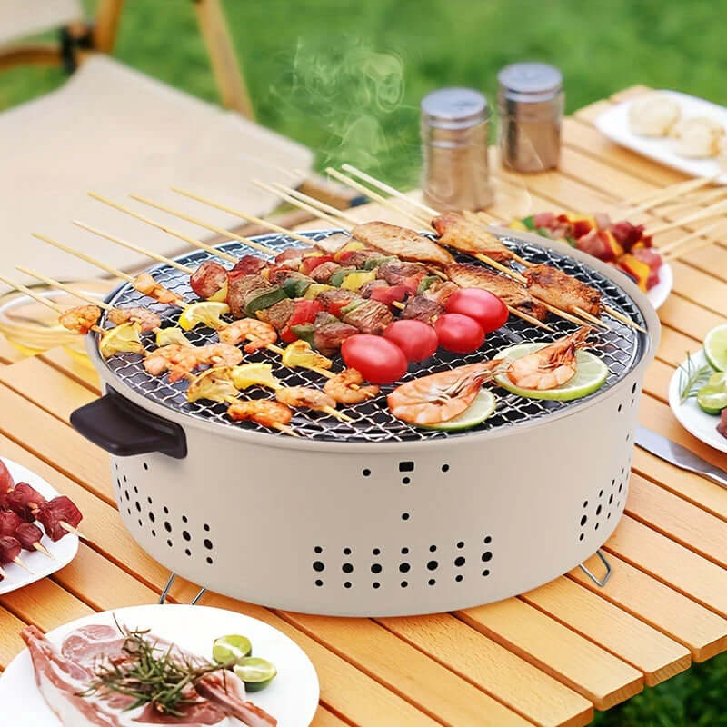 GrillMate - Cuisson au barbecue électrique compact sans fumée