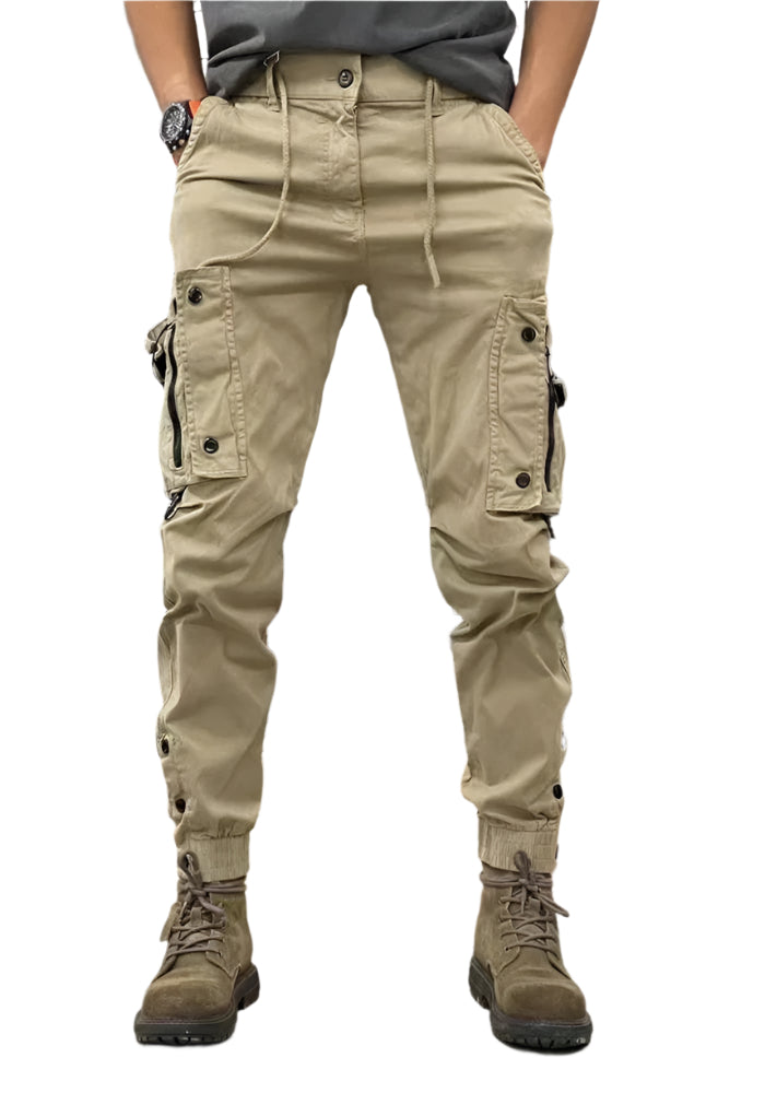 Pantalons Cargo UrbanEase Emil – Pantalons Polyvalents à Coupe Décontractée avec Plusieurs Poches