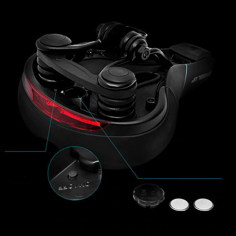 RideComfort - Selle de vélo avec feu arrière souple