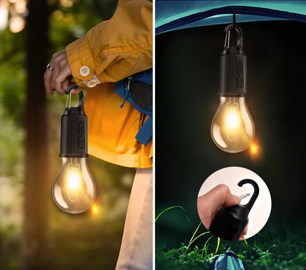 GlowMate - Ampoule LED suspendue portable et rechargeable