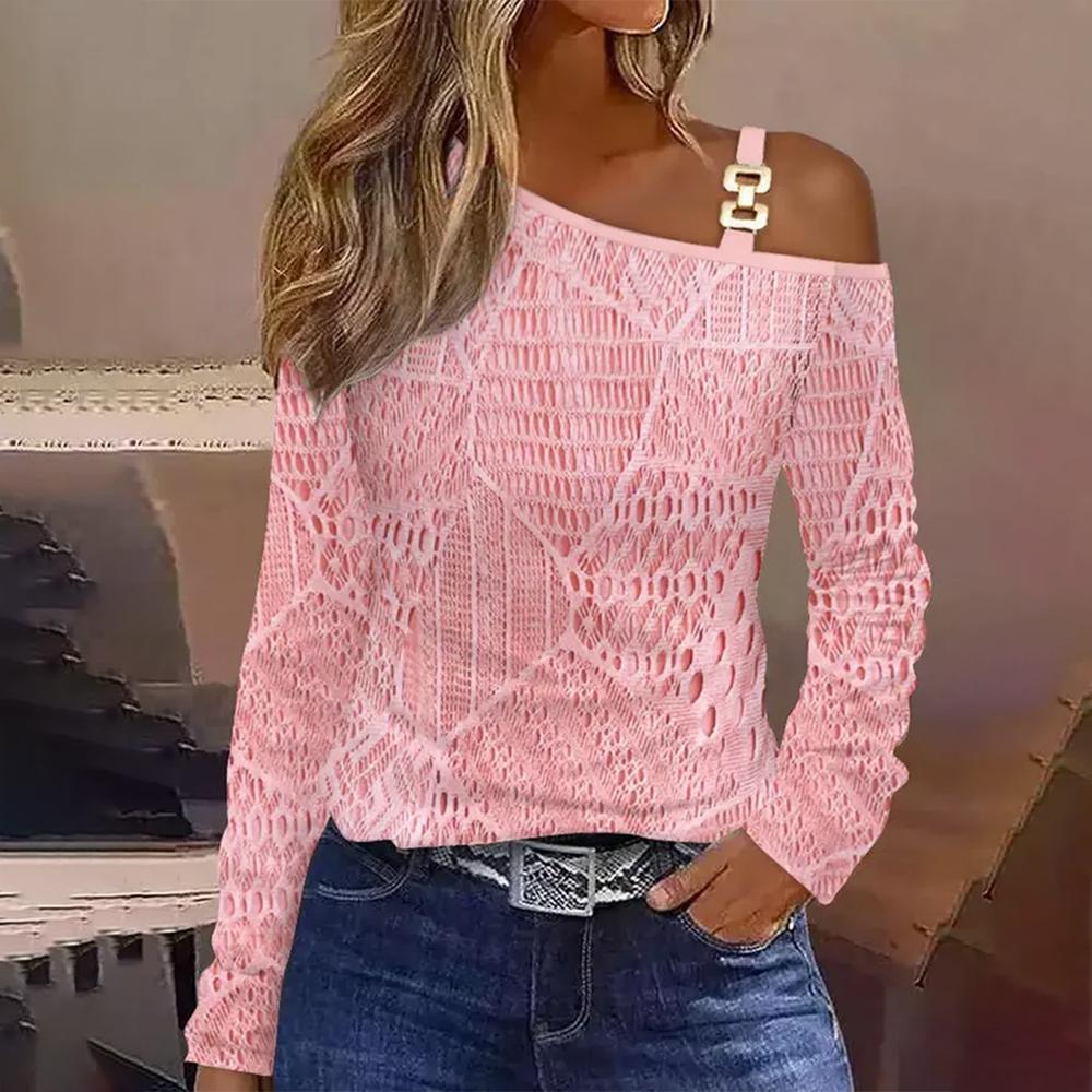 Tendance d'automne® - T-shirt à manches longues Chloe Rose Ombre