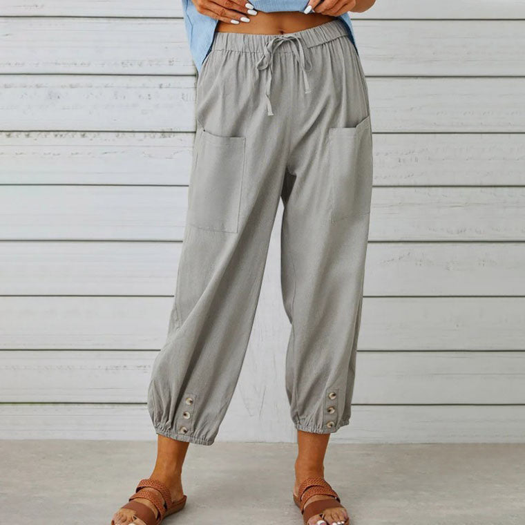 Martha- Pantalon à jambes larges