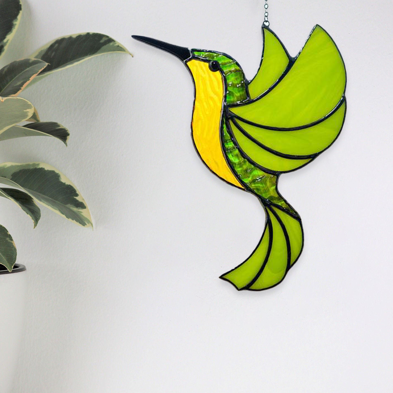 HummiGlow Attrape-Lumière Artistique – Reflets de Lumière Magiques avec Design de Colibri