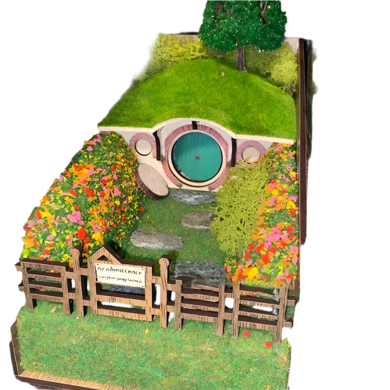 MiniScape Support de Livre – Supports de Livre Décoratifs Artisanaux avec Design de Micro Paysage