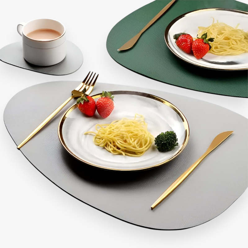 Bordluna Élégant Sets de Sous-plat et Set de Dessous de Plat Réciproque