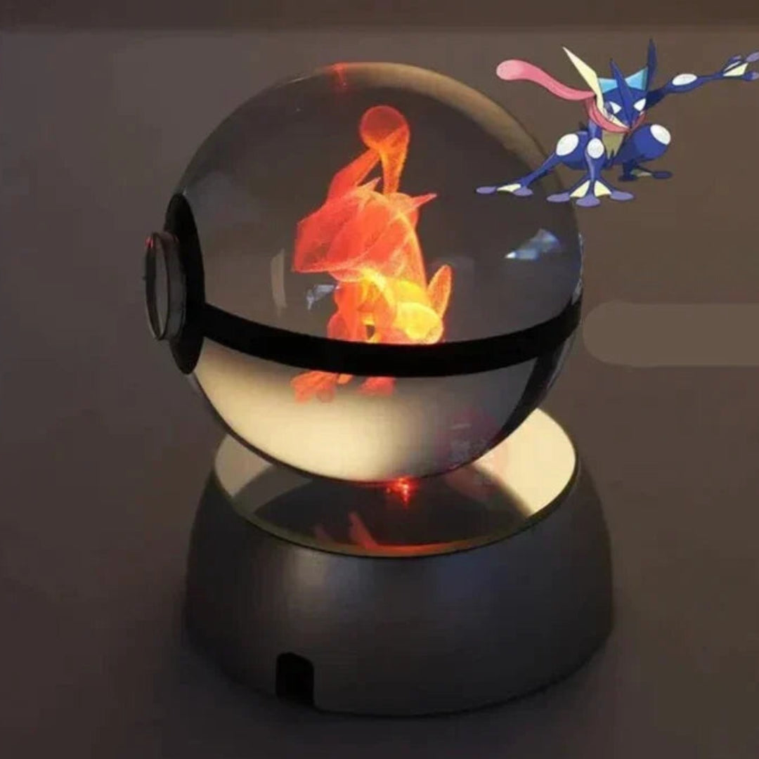 PokéGlow - Lampe LED Ikoniques Figurines Pokémon en Cristal