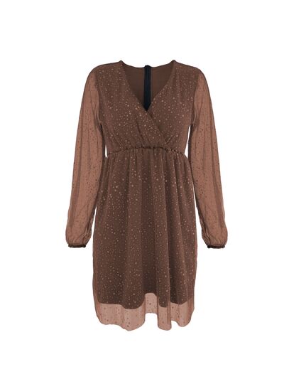 Robe scintillante à décolleté en V élégante Imelda