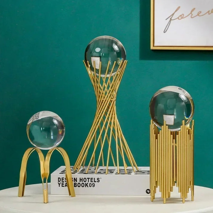 LumaSphere - collection d'accents en verre raffiné pour un intérieur moderne