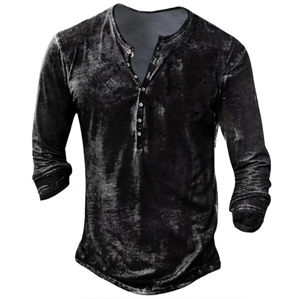 Pull classique Henry avec bouton pour hommes