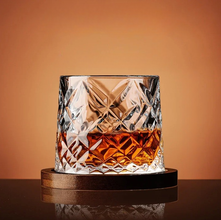 WhiskeySpin - Verre à whisky rotatif premium