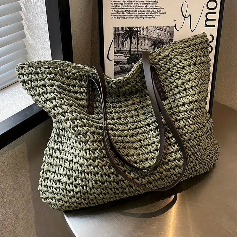 Sac fourre-tout tissé Trudi pour femmes