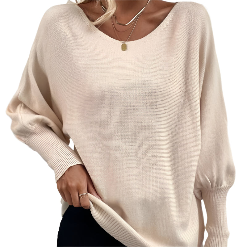 Carine - Pull en tricot hyggelig et chic avec volants