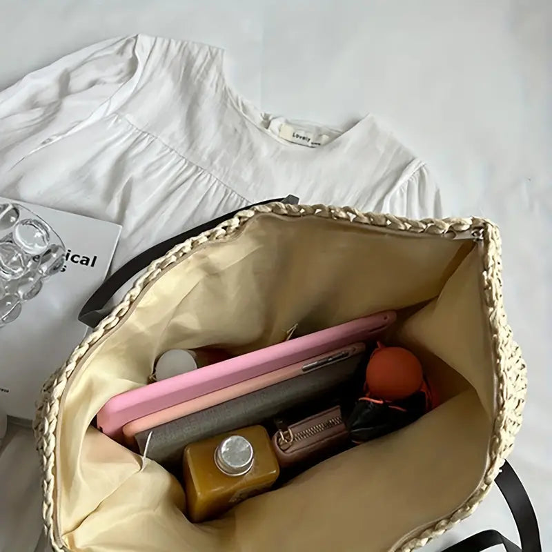 Sac fourre-tout tissé Trudi pour femmes