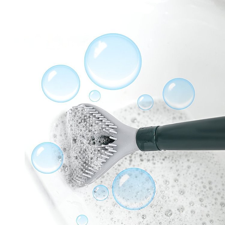 FlexScrub Brosse de Toilette Intelligente avec Brosses Flexibles et Nettoyage Intégré
