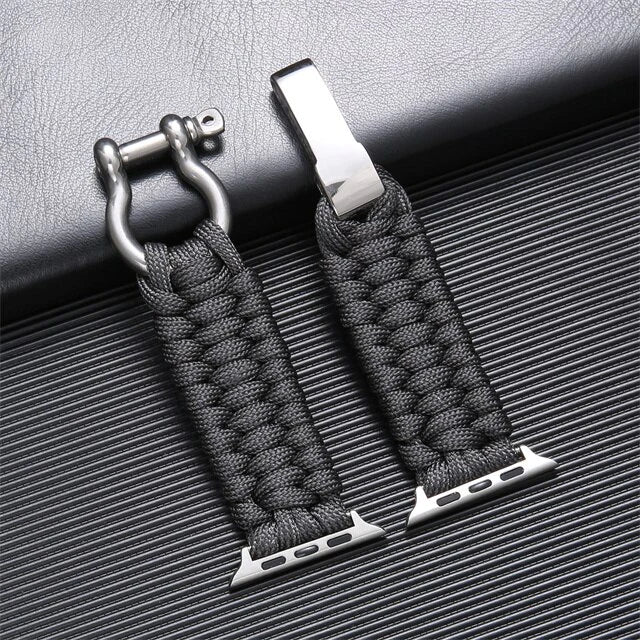 Bracelet Paracord FlexiWrist pour Apple Watch – Bandouillère Robuste et Ajustable