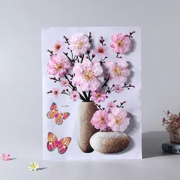 BloomScape - Élégante décoration murale avec des fleurs
