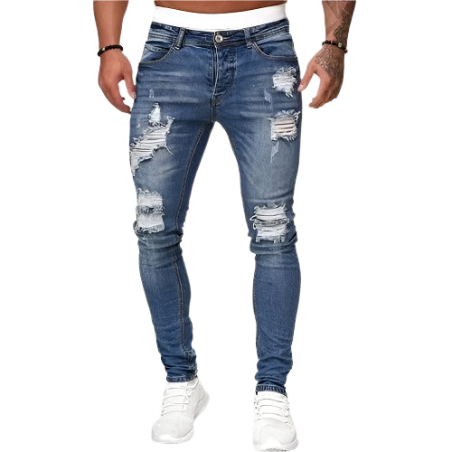 Patrick - Jeans skinny nécessaires pour hommes avec bord robuste