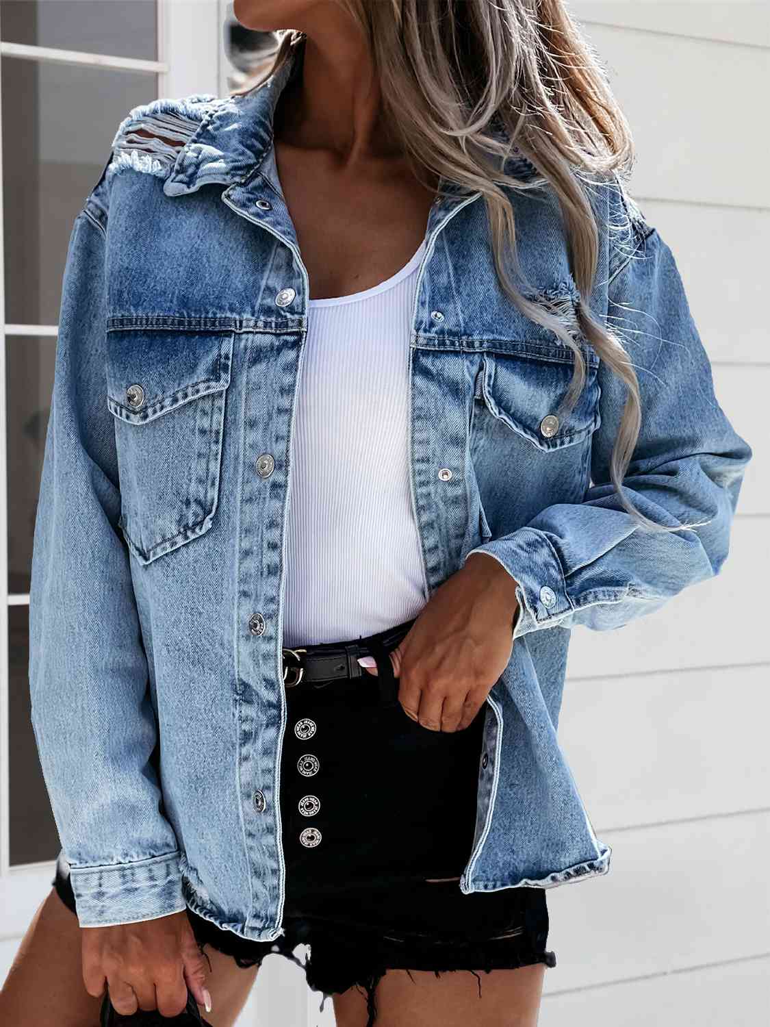 Veste en denim Sonia