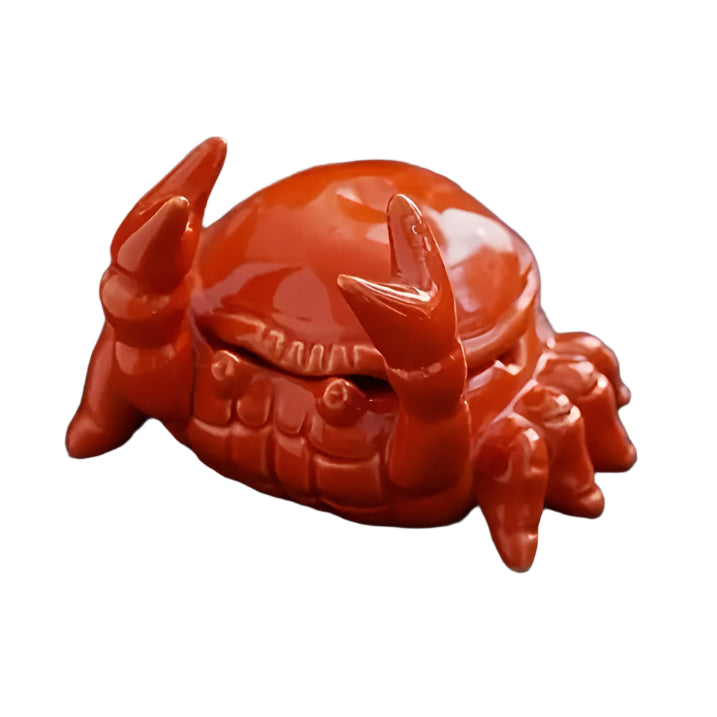Cendrier en forme de crabe avec couvercle – Décoratif et Pratique