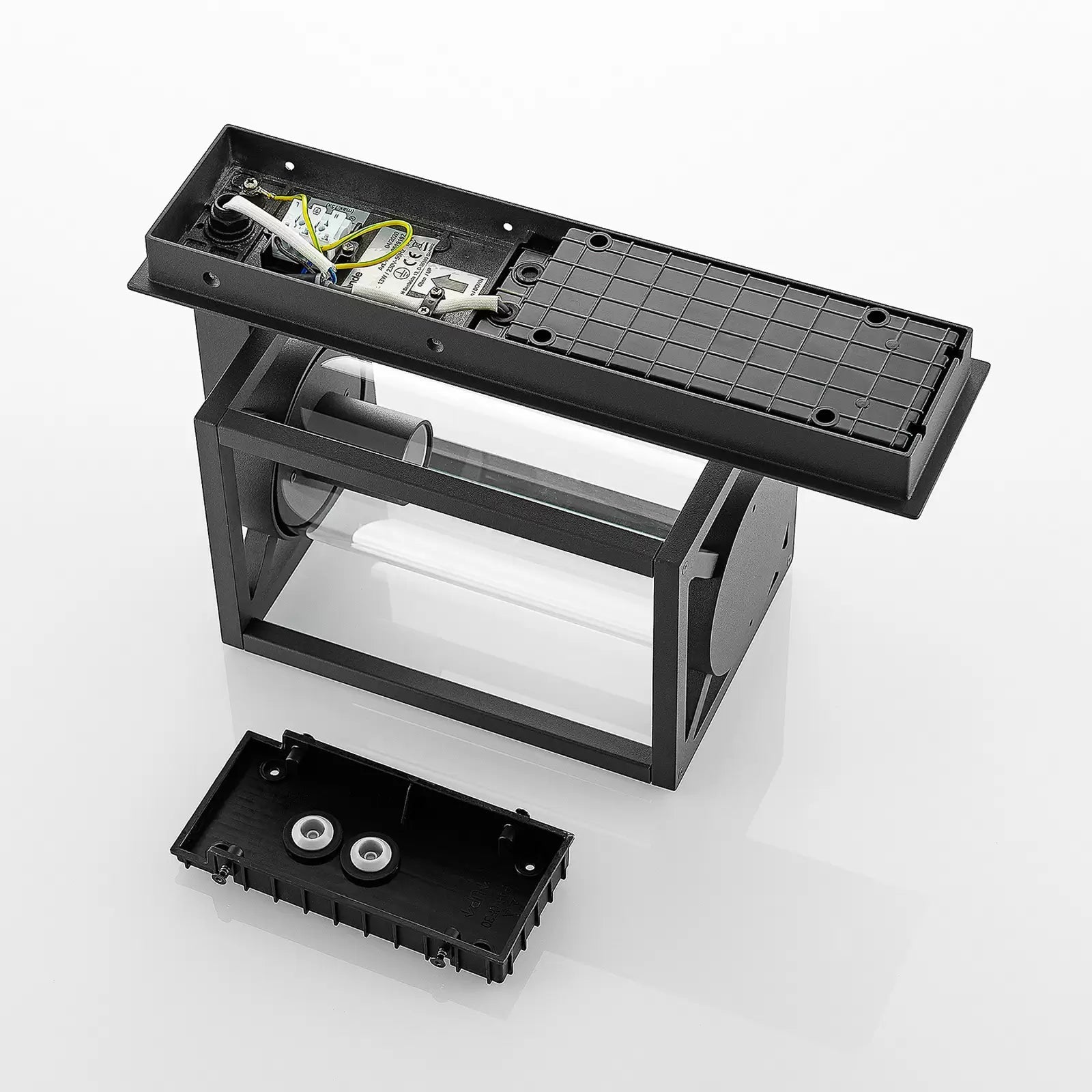 LumiGlow – Applique murale extérieure industrielle moderne