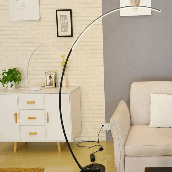 ArcGlow - Lampe de sol moderne et minimaliste