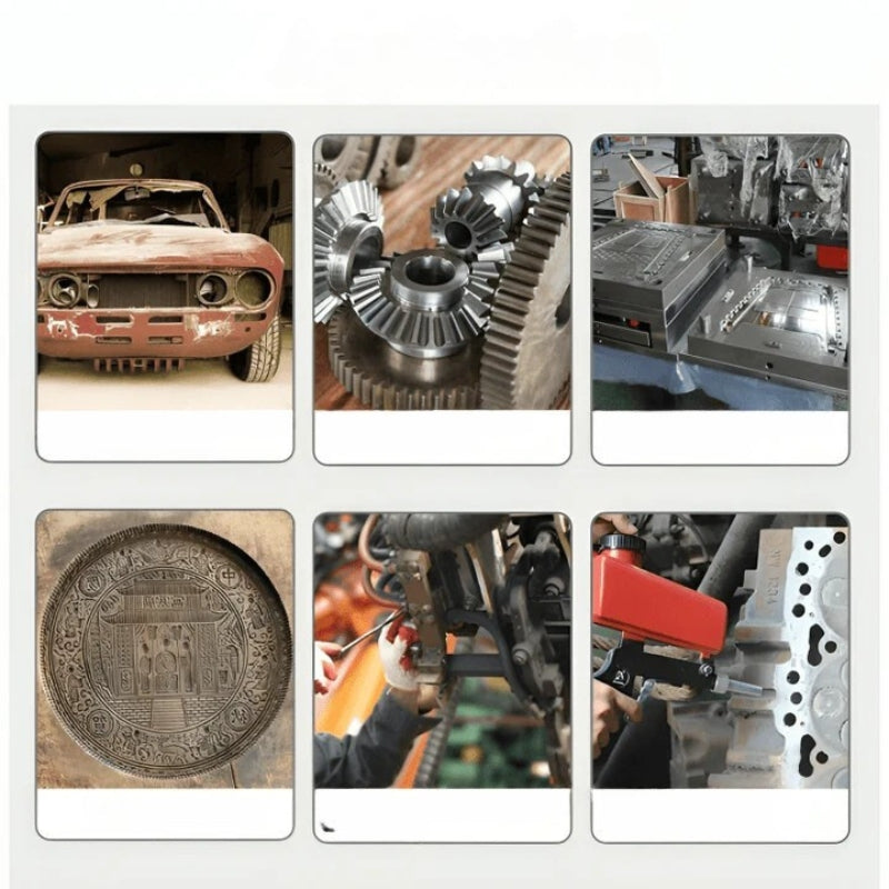 RustFjerner Pro – Pistolet à sable portable avec buse réglable