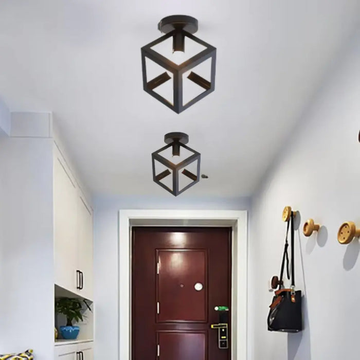 GeoGlow - Lampe de plafond géométrique minimaliste