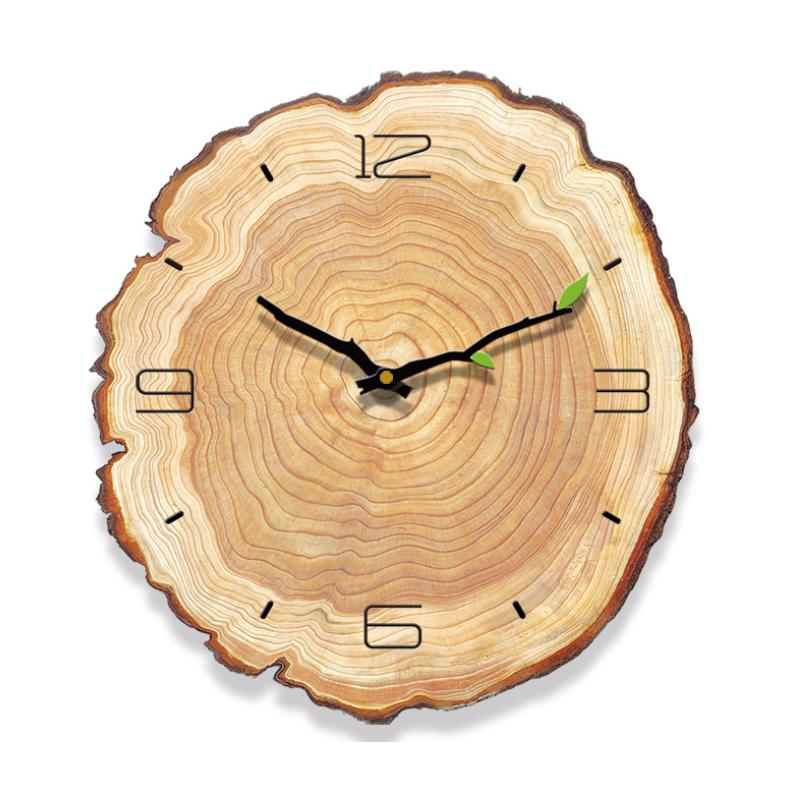 TimberTid Horloge en Bois - Élégance Intemporelle pour Votre Maison