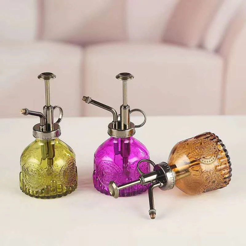 BloomMist- Bouteille de Spray en Verre Vintage