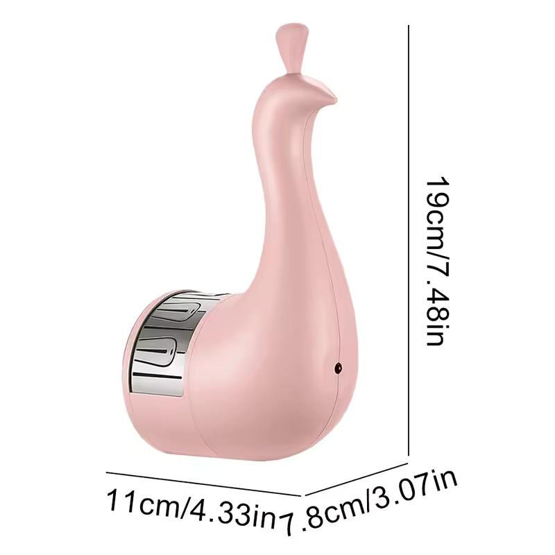 PeacockGlow Lampe de projection LED – Lampe décorative avec télécommande et effets de couleurs