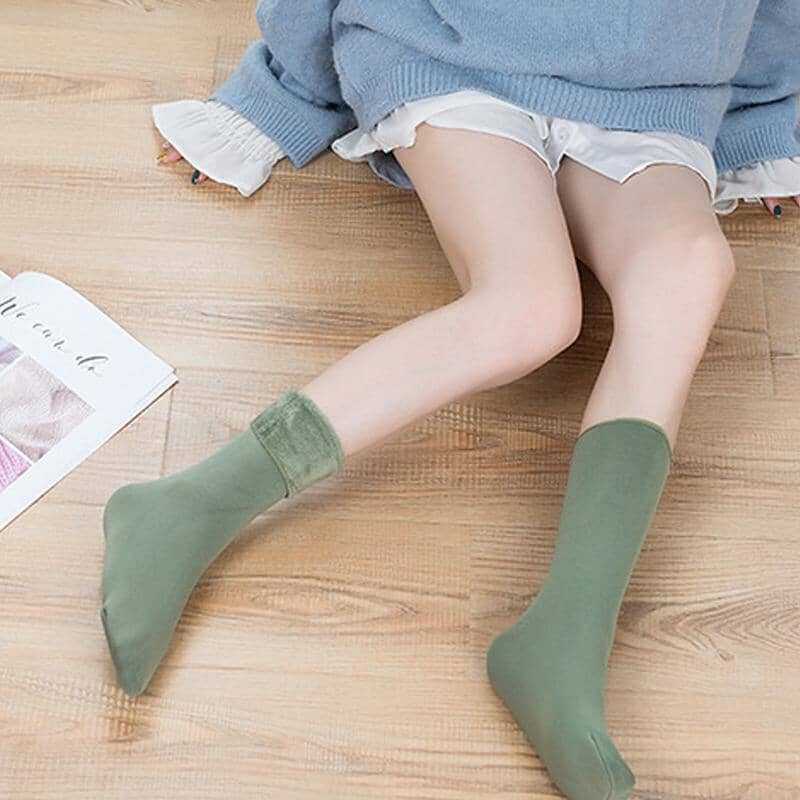 SnuggleFleece - Chaussettes en polaire pour femmes
