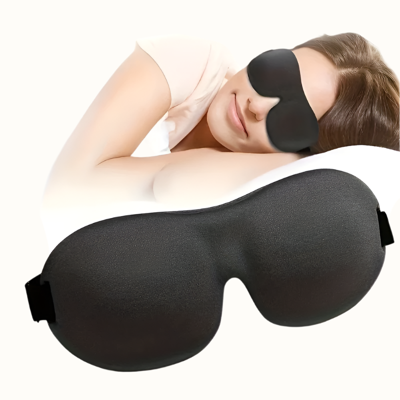SleepPure - Masque de sommeil structuré bloquant la lumière pour un sommeil profond